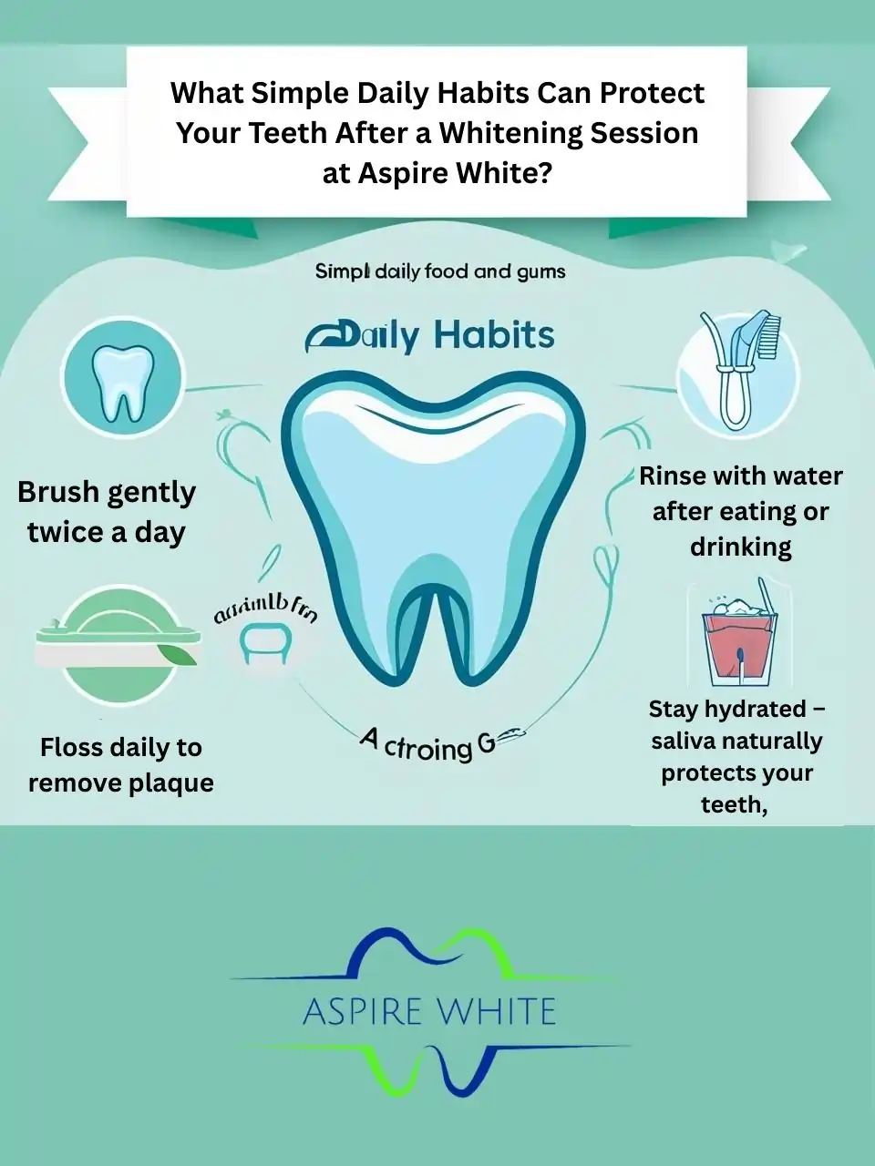What Simple Daily Habits Can Protect Your Teeth After a Whitening Session at Aspire White Beaconsfield
