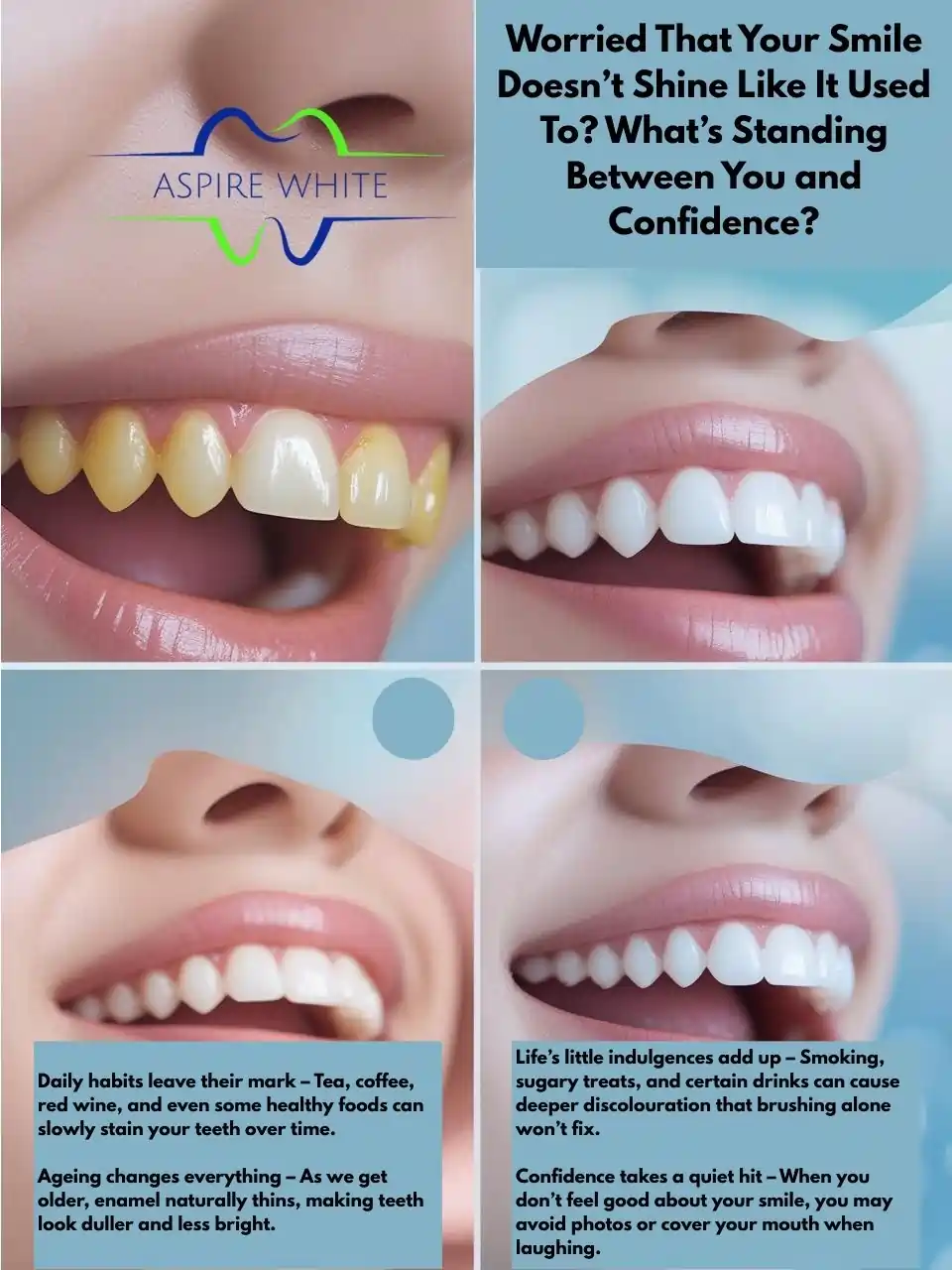 Worried That Your Smile Doesn’t Shine Like It Used To What’s Standing Between You and Confidence Beaconsfield